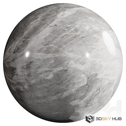 Material Bardiglio Bianco Perla Marble — 3ds Max model, Corona